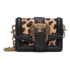 NIB Versace jeans couture crossbody with calf hair detail